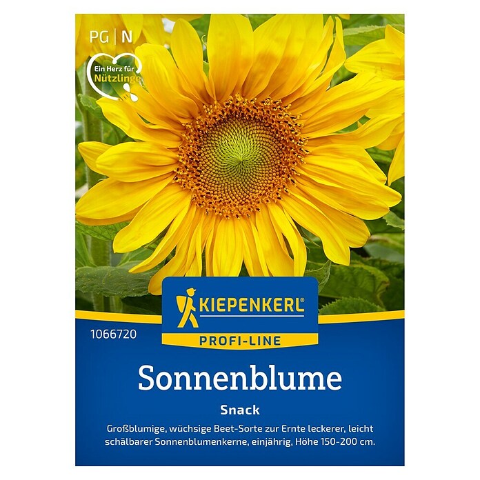 Kiepenkerl Profi-Line Blumensamen Sonnenblume Snack (Helianthus annuus, Gelb) | BAUHAUS