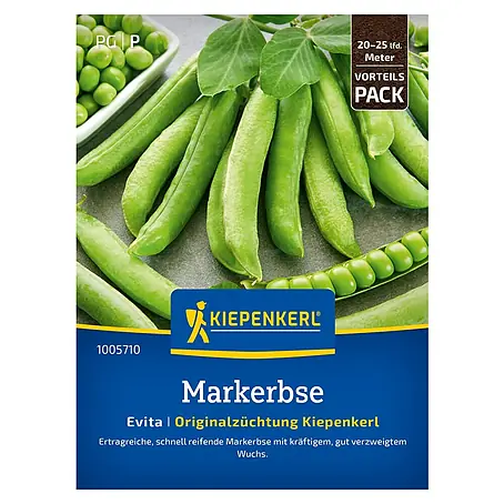 Kiepenkerl  Gemüsesamen Markerbse Evita Vorteilspack