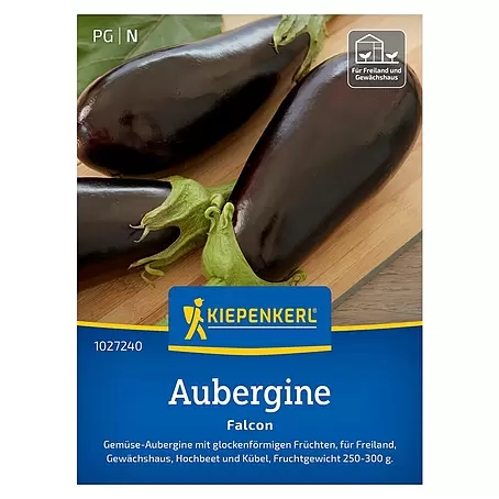 Kiepenkerl Profi-Line Gemüsesamen Aubergine Falcon, F1