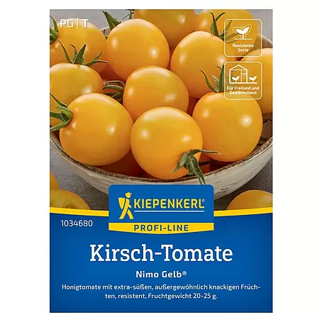 Kiepenkerl Profi-Line Gemüsesamen Kirsch-Tomate Nimo Gelb