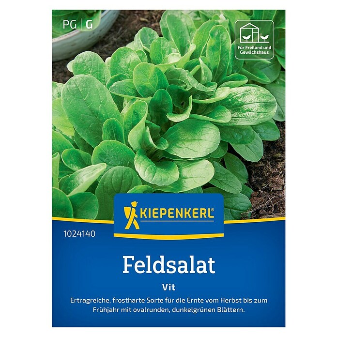 Kiepenkerl Profi-Line Salatsamen Feldsalat Vit (Valerianella locusta, Erntezeit: Januar) | BAUHAUS