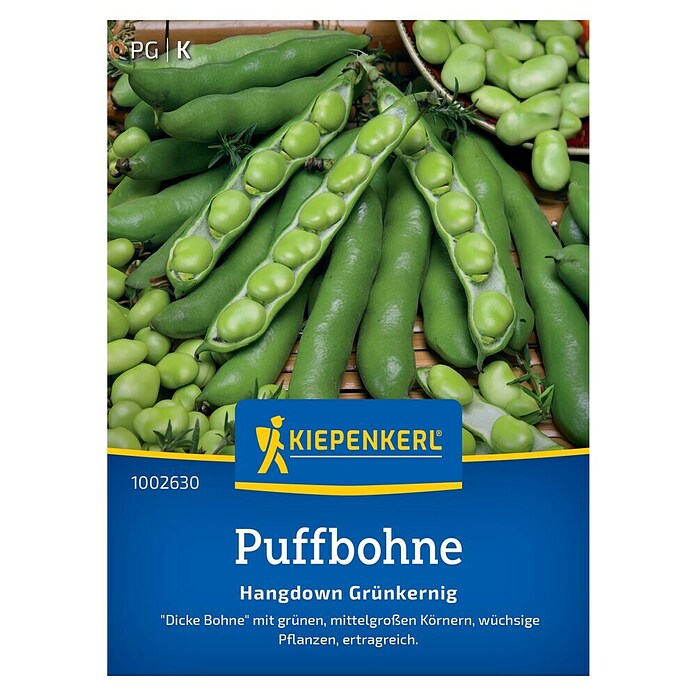Kiepenkerl Gemüsesamen Puffbohne Hangdown Grünkernig (Vicia faba, Erntezeit: Juni) | BAUHAUS
