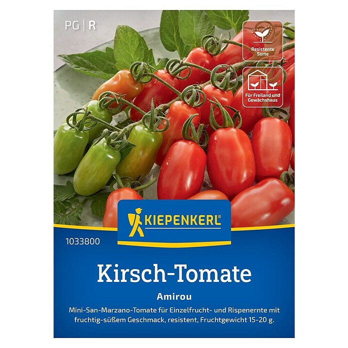 Kiepenkerl Profi-Line Gemüsesamen Kirsch-Tomate Amirou (Solanum lycopersicum, Erntezeit: Juli) | BAUHAUS