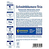 Kiepenkerl Blumensamenmischung Sommeraster, Bechermalve, Ziennie (Mischung, Inhalt reicht für ca. 5 lfd. Meter) | BAUHAUS
