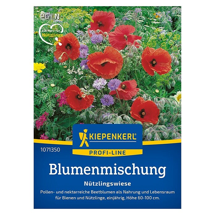 Kiepenkerl Blumensamenmischung Nützlingswiese (Verschiedene Sorten, Mehrfarbig, 3 m² - 4 m²) | BAUHAUS