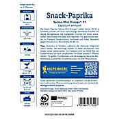 Kiepenkerl Profi-Line Gemüsesamen Snackpaprika Salma-Mini Orange (Capsicum annuum, Erntezeit: Juli) | BAUHAUS
