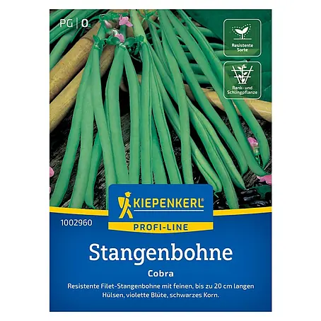 Kiepenkerl Profi-Line Gemüsesamen Stangenbohne Cobra