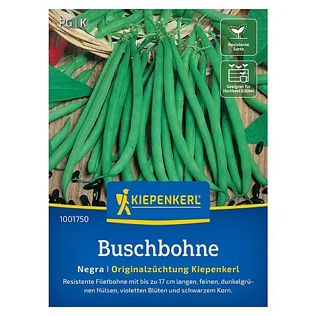 Kiepenkerl Profi-Line Gemüsesamen Buschbohne Negra