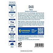 Kiepenkerl Profi-Line Kräutersamen Dill Tetra (Anethum graveolens var. hortorum, Saatzeit: Mai, Erntezeit: Juni) | BAUHAUS