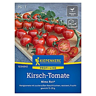 Kiepenkerl Profi-Line Gemüsesamen Kirsch-Tomate Nimo Rot (Solanum lycopersicum, Erntezeit: Juli)