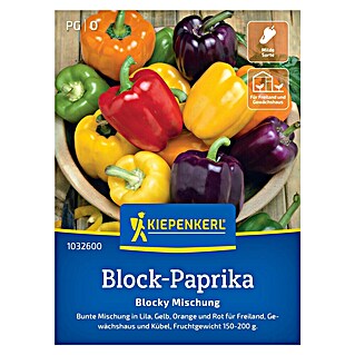Kiepenkerl Profi-Line Gemüsesamen Blockpaprika Blocky (Capsicum annuum, Erntezeit: August)