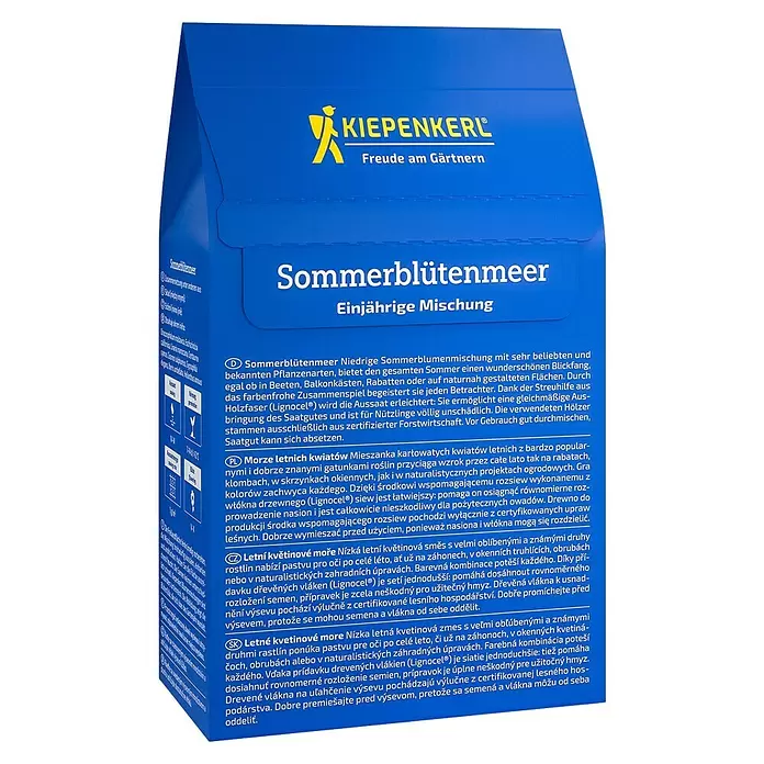 Kiepenkerl Profi-Line Blumenmischung Sommerblütenmeer - Einjährig, Mischung, 30 cm - 60 cm - Blauer Kiepenkerl Sommerblütenmeer Beutel mit einjähriger Blumenmischung für eine farbenfrohe Sommerblüte.