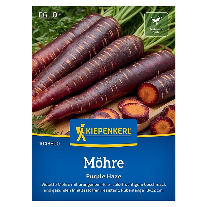 Kiepenkerl Profi-Line Gemüsesamen Möhren Purple Haze (Daucus carota, Erntezeit: August) | BAUHAUS