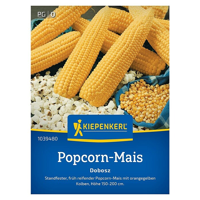 Kiepenkerl Profi-Line Gemüsesamen Popkornmais (Zea mays, Erntezeit: September) | BAUHAUS