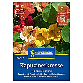 Kiepenkerl Profi-Line Kräutersamen Kapuzinerkresse Tip Top Mischung (Tropaeolum minus, Saatzeit: Mai)