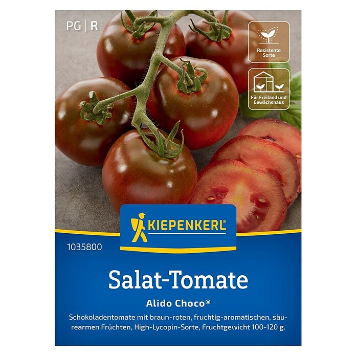 Kiepenkerl Gemüsesamen Tomate Alido Choco® (Solanum lycopersicum, Erntezeit: Juli) | BAUHAUS
