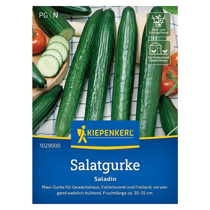 Kiepenkerl Profi-Line Gemüsesamen Salatgurke (Cucumis sativus, Erntezeit: Juni) | BAUHAUS