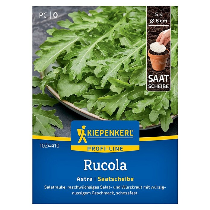 Kiepenkerl Profi-Line Salatsamen Salatrauke Astra (Eruca sativa, Erntezeit: Ganzjährig) | BAUHAUS