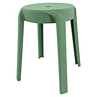 Hocker (Ø x H: 33 x 45 cm, Grün, Kunststoff)