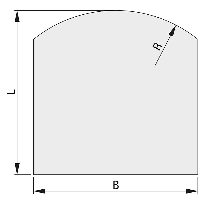 Haas+Sohn Glasbodenplatte (100 x 100 cm, Eckig, Form E) | BAUHAUS