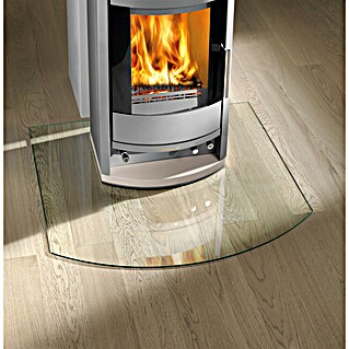 Haas+Sohn Glasbodenplatte (100 x 100 cm, Eckig, Form E)