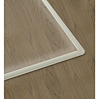 Haas+Sohn Glasbodenplatte (75 x 90 cm, Eckig, Form A mit Dekorrahmen)