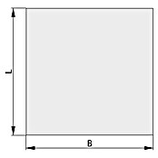 Haas+Sohn Glasbodenplatte (100 x 100 cm, Eckig, Form A) | BAUHAUS