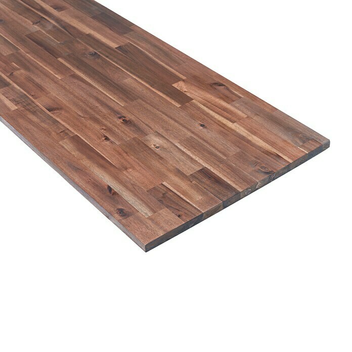 Exclusivholz Massief houten paneel (Acacia, Gepigmenteerd geolied, 400 x 80 x 3,8 cm)