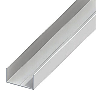 Kantoflex Rechteck-U-Profil (1.000 x 7,5 x 12,5 mm, Stärke: 1 mm, Hart-PVC, Weiß)