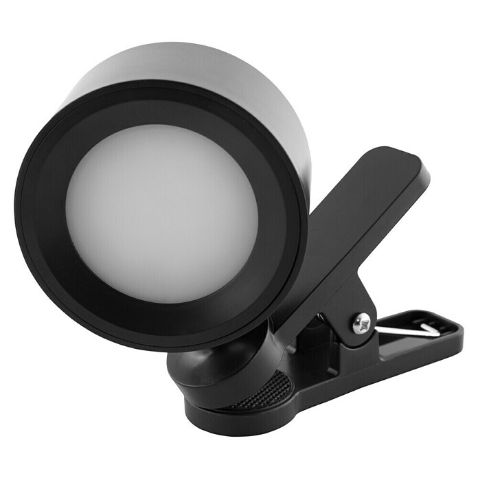 LED-Klemmleuchte Akku Clip-Spot (Schwarz) | BAUHAUS