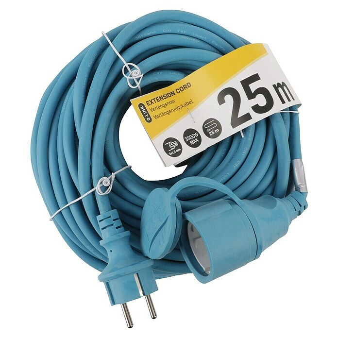 Q-Link Verlengkabel (25 m, Blauw, IP44, H05RR-F) | BAUHAUS