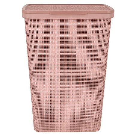 Curver Wäschesammler Jute (L x B x H: 43 x 34 x 58,2 cm, Rosa)