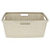 Curver Wäschekorb Jute (L x B x H: 59,4 x 39,4 x 25,6 cm, Cremeweiß) | BAUHAUS