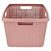 Curver Wäschekorb Jute (L x B x H: 59,4 x 39,4 x 25,6 cm, Rosa) | BAUHAUS