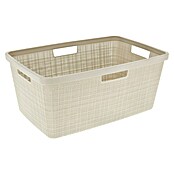 Curver Wäschekorb Jute (L x B x H: 59,4 x 39,4 x 25,6 cm, Cremeweiß) | BAUHAUS