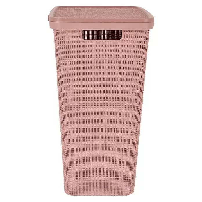 Curver Wäschesammler JuteL x B x H: 43 x 34 x 58,2 cm, Rosa
