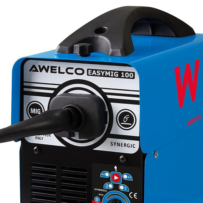 Awelco Equipo de soldadura Easy MIG 100 (100 A, Diámetro del hilo para soldadura: 0,8 mm - 0,9 mm) | BAUHAUS
