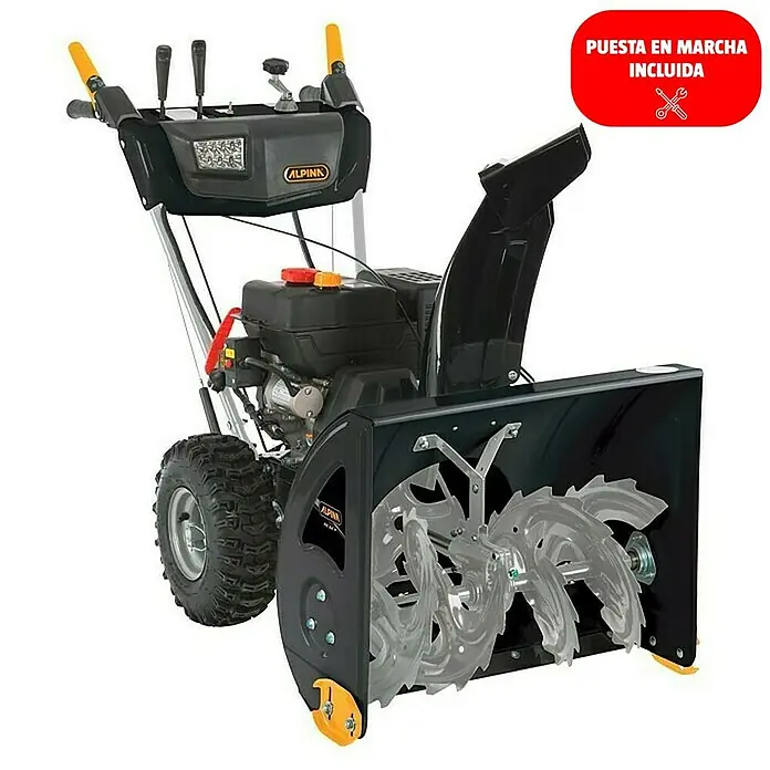 Alpina Quitanieves de gasolina AS 62 P - 4,4 kW, 212 cm³, Anchura de trabajo: 62 cm - Quitanieves Alpina, ideal para la remoción de nieve en invierno. Potente y confiable para usar en aceras y entradas de vehículos.