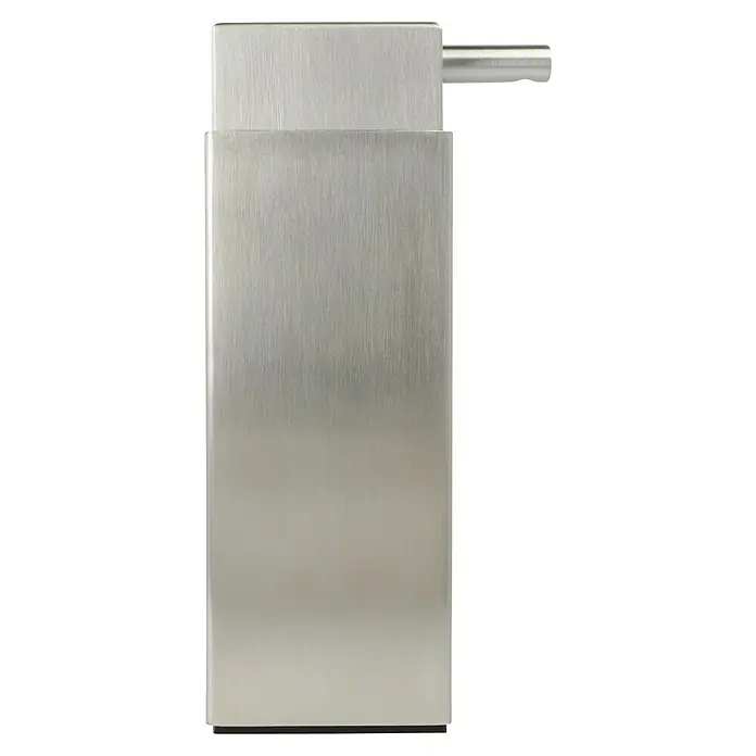 Zack Linea Seifenspender - Höhe: 16,9 cm, Edelstahl, Edelstahl - Der schlanke, moderne Seifenspender aus gebürstetem Edelstahl ist ein stilvolles Accessoire für jedes Badezimmer. Die schlichte Form passt zu jeder Einrichtung.