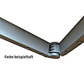 Solid Elements Vollkassettenmarkise Solid-X-Compact A131 (Grau/Weiß, Farbe Gestell: Graualuminium, Breite: 6 m, Ausfall: 2,5 m) | BAUHAUS