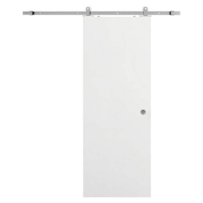 Solid Elements Puerta corredera KNP con herraje (82,5 x 203 cm, Blanco, Con uñero) | BAUHAUS