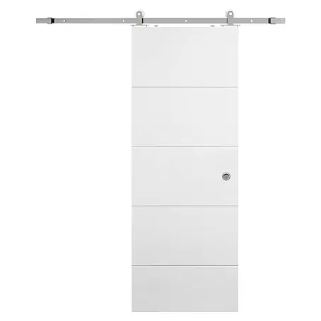 Solid Elements  Puerta corredera de madera Mannheim con herraje