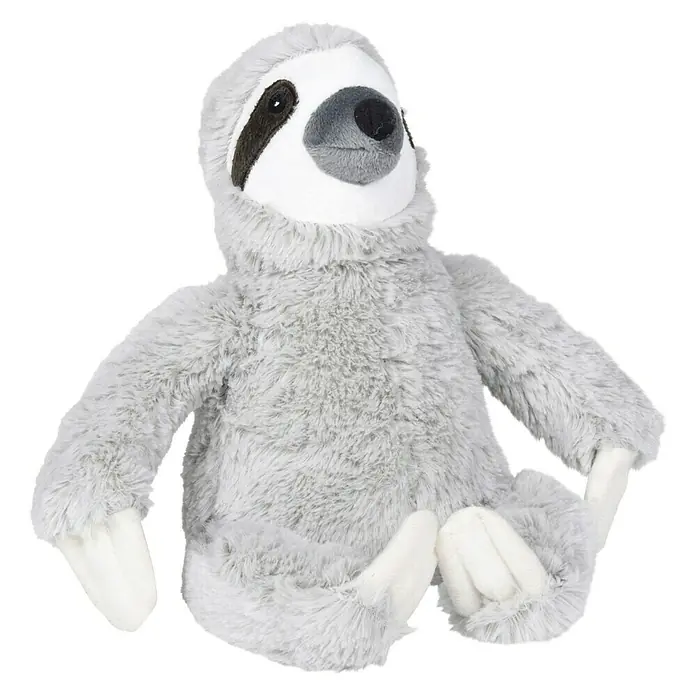 Tope de puerta Animales II - 1 ud., Surtido - Suave peluche de perezoso gris con cara blanca, ojos oscuros y una expresión amable. Perfecto para abrazar y acurrucarse.