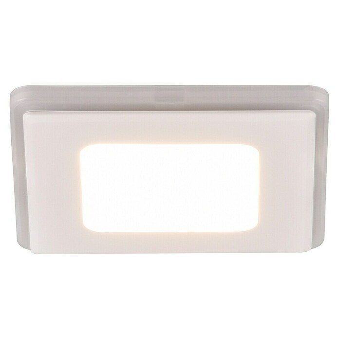 Trio Lighting Foco empotrable Nimbus (Blanco, L x An x Al: 8 x 8 x 3 cm, Blanco cálido) | BAUHAUS