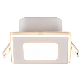 Trio Lighting Foco empotrable Nimbus (Blanco, L x An x Al: 8 x 8 x 3 cm, Blanco cálido)