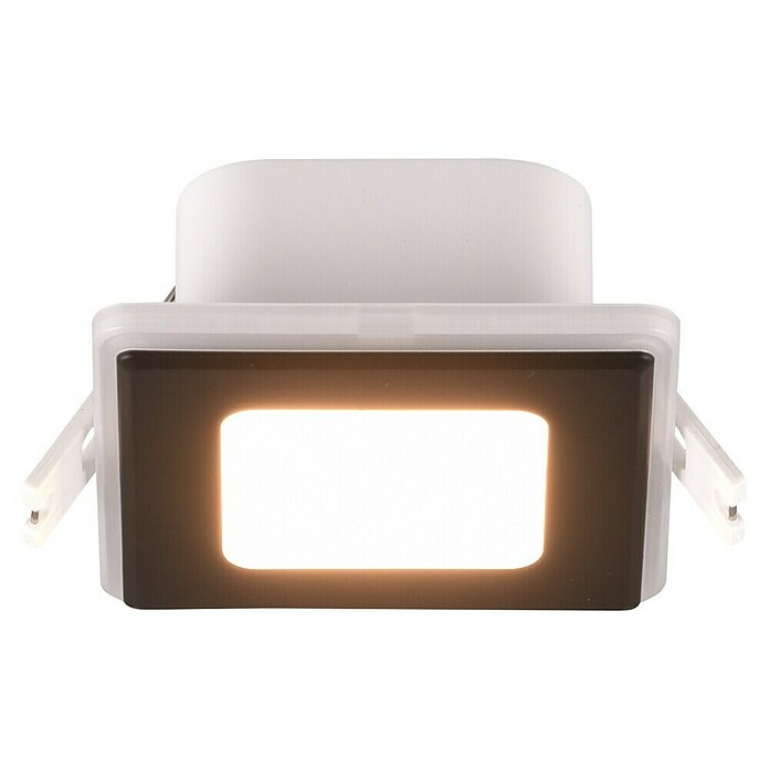 Trio Lighting Foco empotrable Nimbus (Negro, L x An x Al: 8 x 8 x 3 cm, Blanco cálido) | BAUHAUS