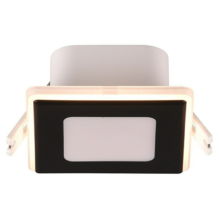 Trio Lighting Foco empotrable Nimbus (Negro, L x An x Al: 8 x 8 x 3 cm, Blanco cálido) | BAUHAUS