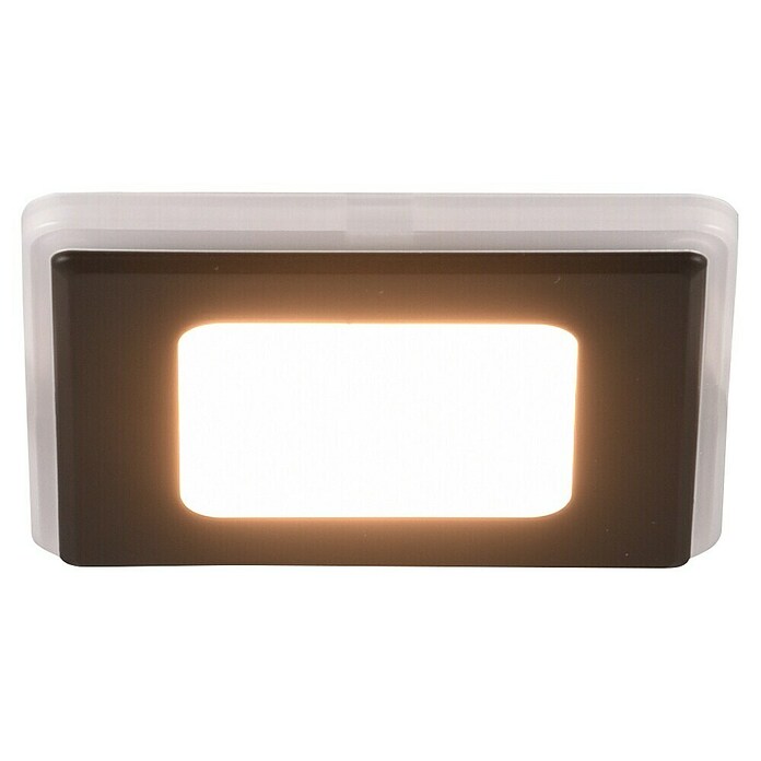 Trio Lighting Foco empotrable Nimbus (Negro, L x An x Al: 8 x 8 x 3 cm, Blanco cálido) | BAUHAUS