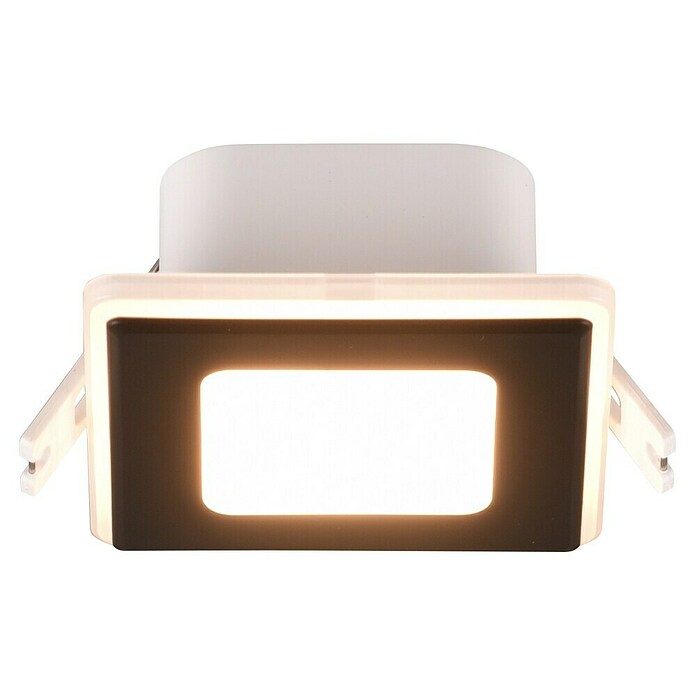 Trio Lighting Foco empotrable Nimbus (Negro, L x An x Al: 8 x 8 x 3 cm, Blanco cálido) | BAUHAUS