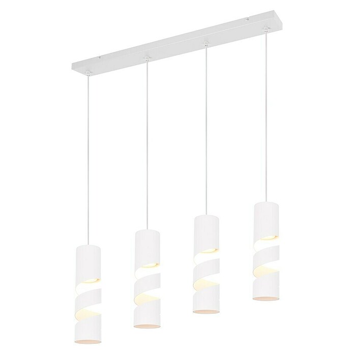 Trio Lighting Stream Lámpara colgante (10 W, L x An x Al: 9 x 80 x 150 cm, Blanco, GU10) | BAUHAUS
